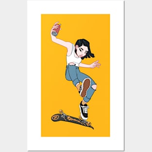 SKATEgirl2 Posters and Art